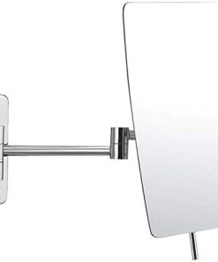 Bathroom Mirror Shaving Mirrors Make Up Wall Mounted 3X Magnifying 360° Swivel Extending Folding for Hotel Vanity Chrome