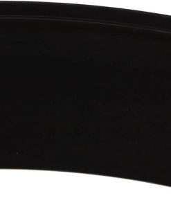 OVALCREST – Oval Wooden Beveled Wall Mirror for Home Decor, Bathroom, Vanity, Bedroom, Living Room, Hallway – Matte Black – 18.6×24.6 Outside Dimensions – Singapore Style 2