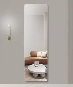 18 x 57 in Wall-Mounted Full Length Wall Mirror Body Mirror for Floor & Wall in Bedroom Dressing Mirror D001