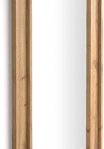 Mobili Fiver, Angelica Wall Mirror, 44.1x 26.4 in, Rustic Oak, Made in Italy