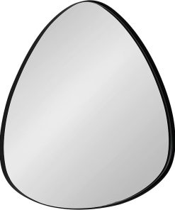 Kate and Laurel Rollo Modern Triangle Mirror, 24 x 24, Black, Geometric Decorative Mirror for Wall Decor Kate and Laurel Rollo Modern Triangle Mirror, 24 x 24, Black, Geometric Decorative Mirror for Wall Decor