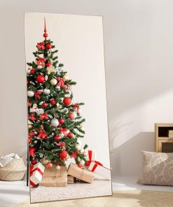 Full Length Mirror 71 * 31, Oversized Full-Body Hanging or Leaning Rectangle Mirror, Aluminum Alloy Thin Frame Floor Mirror for Bedroom, Living/Dressing Room, Gym, Gold Full Length Mirror 71 * 31, Oversized Full-Body Hanging or Leaning Rectangle Mirror, Aluminum Alloy Thin Frame Floor Mirror for Bedroom, Living/Dressing Room, Gym, Gold